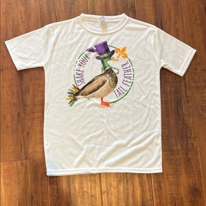 NWOT kids Mardi Gras Duck shirt